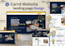 design carrd website or responsive carrd landing page